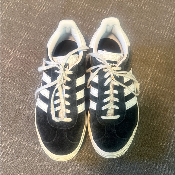 adidas Shoes - Adidas Gazalles Classic Blue and White Trainers